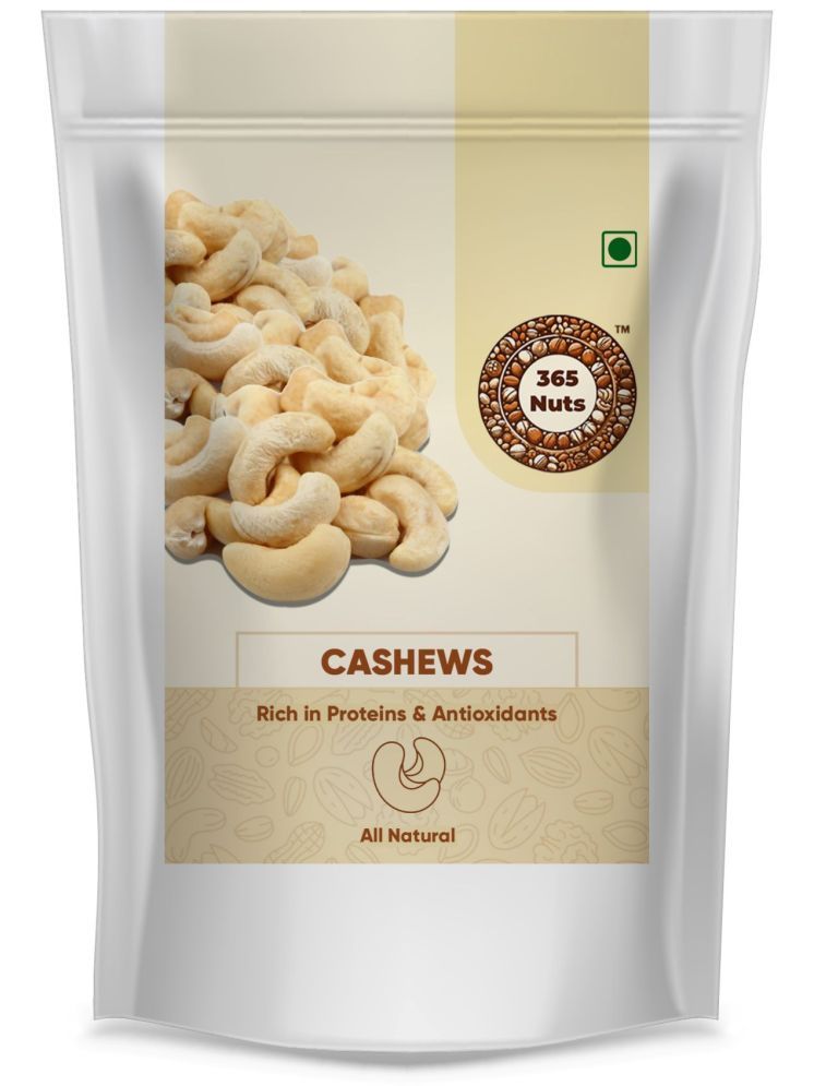     			365 Nuts Raw Cashews Nut (Kaju) 500 g