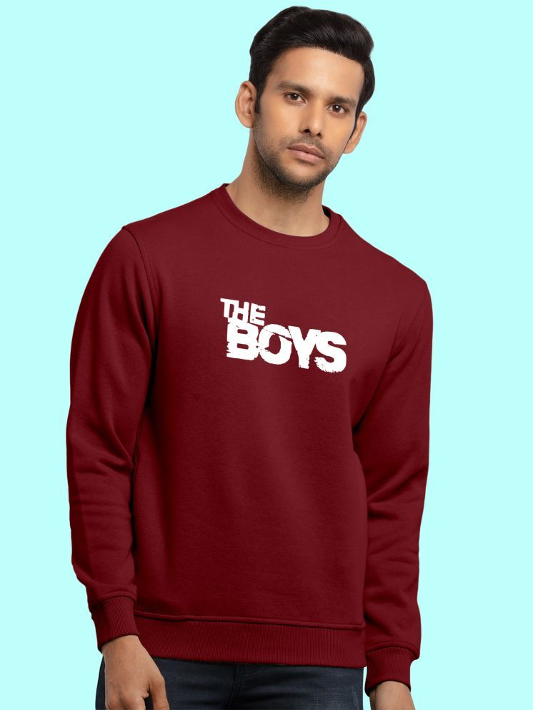     			FTX Fleece Round Neck Men's Sweatshirt - Maroon ( Pack of 1 )