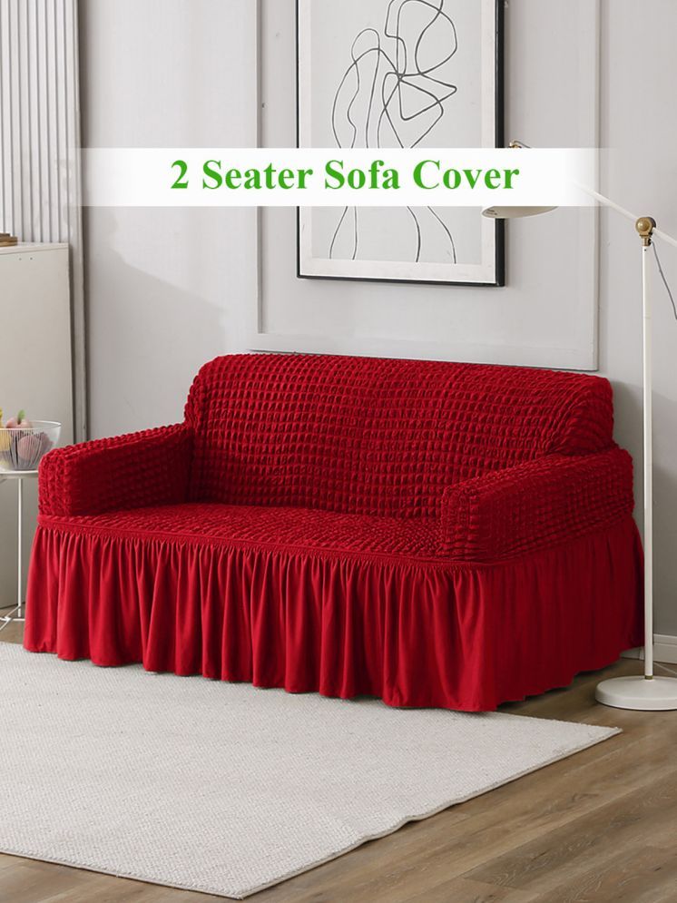     			HOKIPO 2 Seater Polyester Sofa Cover ( Pack of 1 )