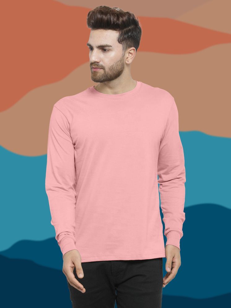     			KAJARU Polyester Round Neck Men's Sweatshirt - Pink ( Pack of 1 )