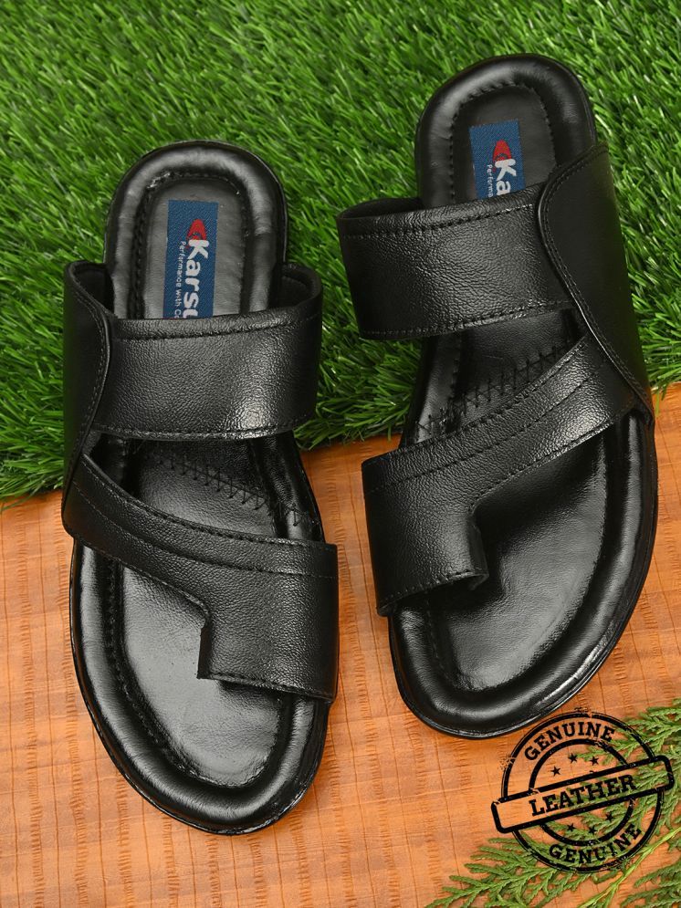     			Karsun - Black Men's Sandals