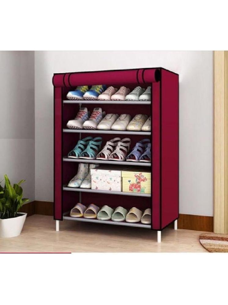     			RMRCHANTS Metal 5 Tier Shoe Rack Assorted