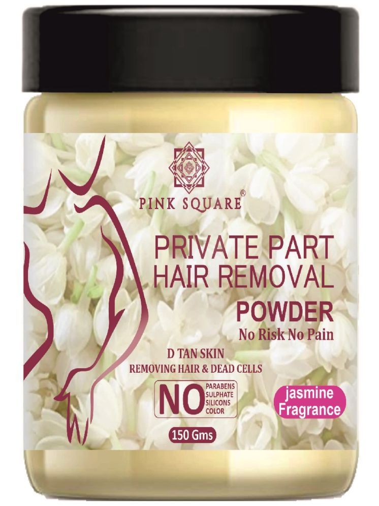     			pink square Natural Hair Removal Powder for Men & Women 150 ( Pack of 1 )