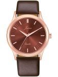 Jainx Brown Leather Analog Men's Watch