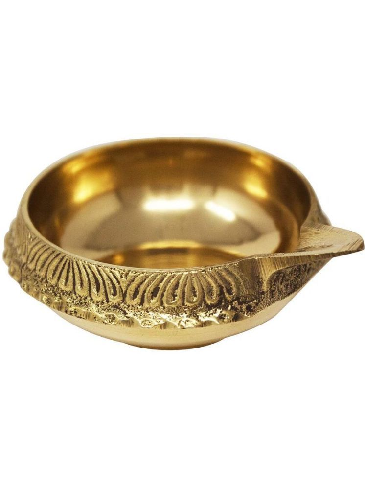     			Art N Hub Brass Floor Diya - Pack of 1