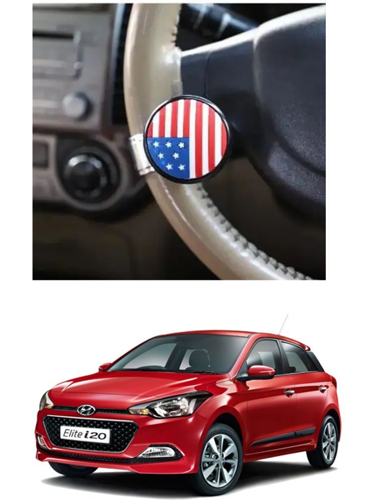     			Car USA Flag Knob (Pack Of 1) For Hyundai Elite i20