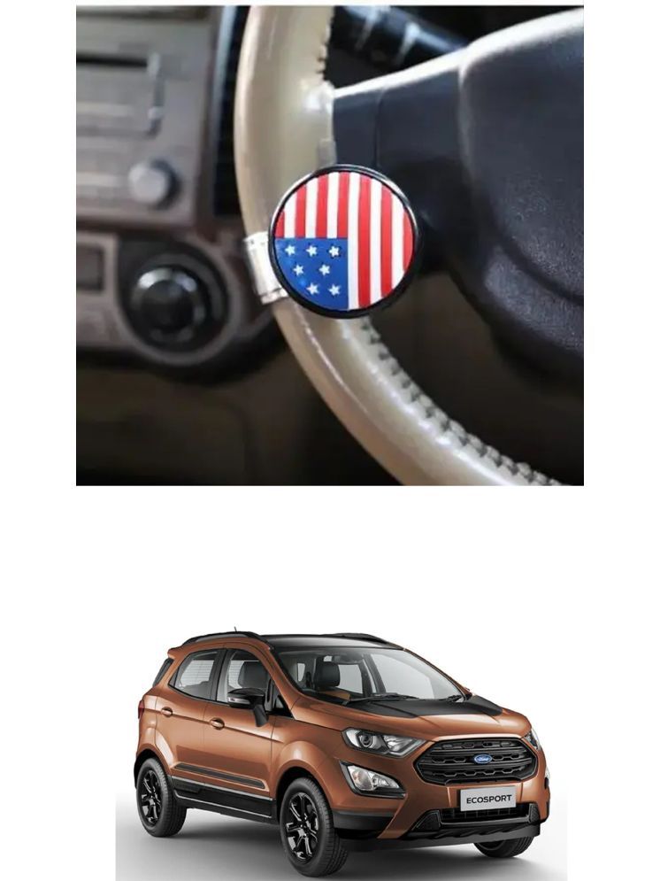     			Car USA Flag Knob (Pack Of 1) For Ford Ecosport