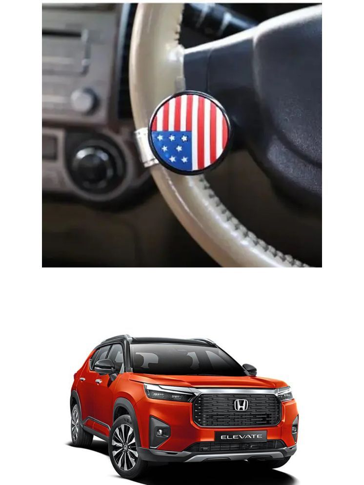     			Car USA Flag Knob (Pack Of 1) For Honda Elevate