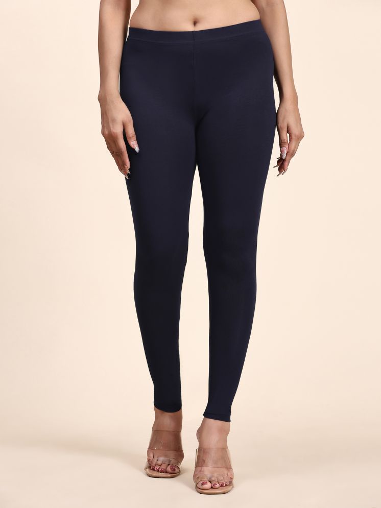     			Outflits - Navy Blue Cotton Women's Leggings ( Pack of 1 )