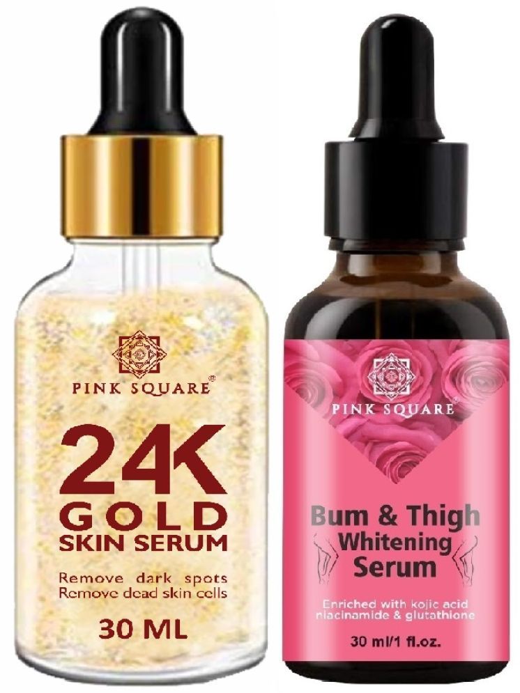     			24K Gold Face Serum & Bum and Thigh Whitening Serum for Men/Women (Each,30ml) Combo of 2