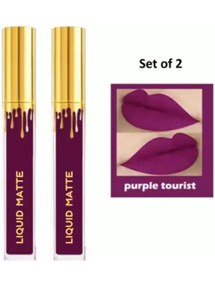     			BLUSHIS Purple Matte Lipstick 7