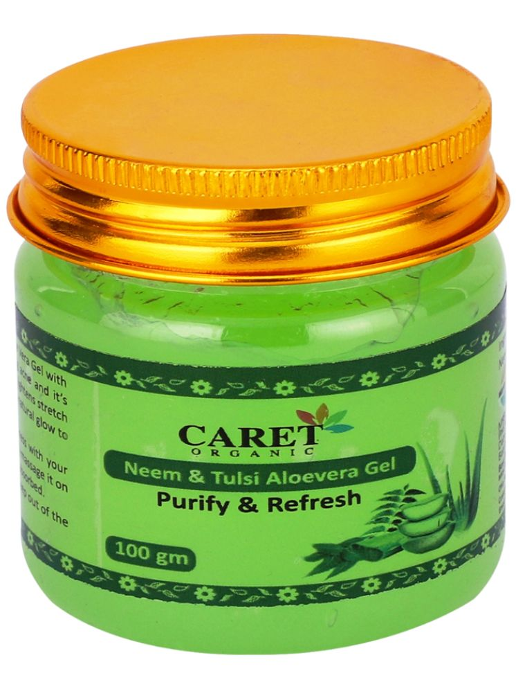     			Caret Organic Caret Organic Pure (99%) Aloe Vera Shaving Gel Gel with Neem & Tulsi 100 g