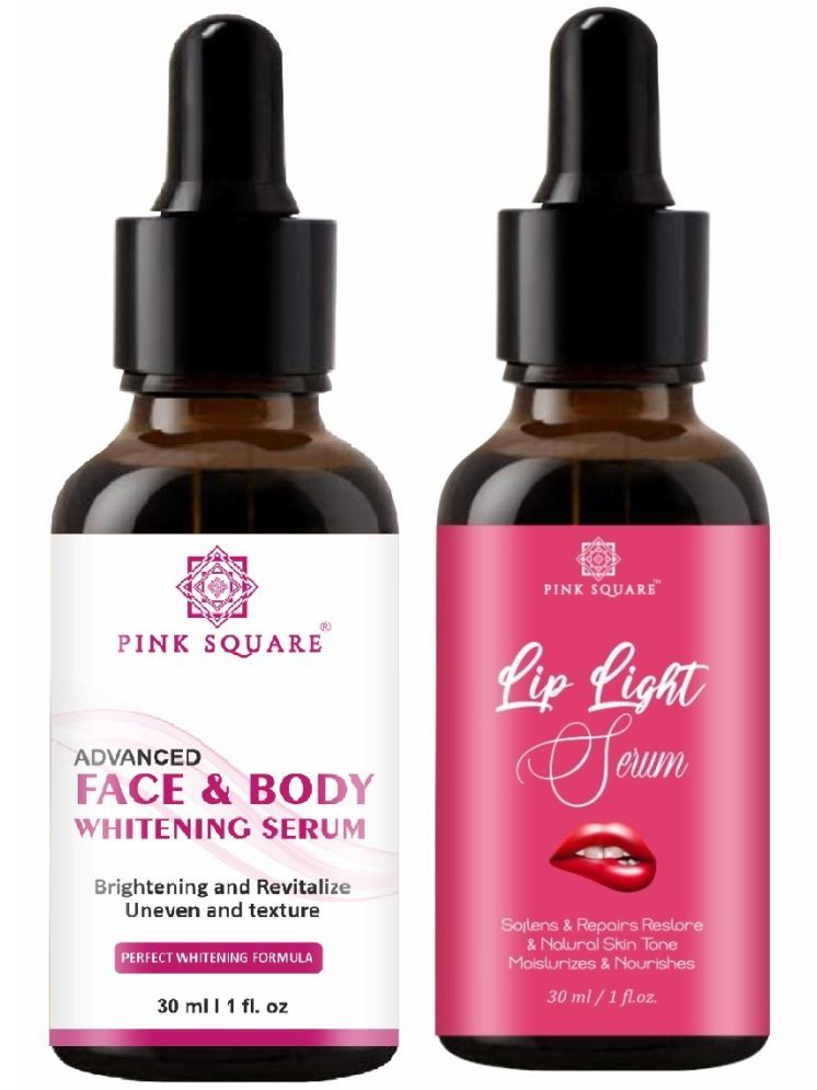     			Face and Body Whitening Serum & Lip Light Serum for Men & Women (Each,30ml) Combo of 2