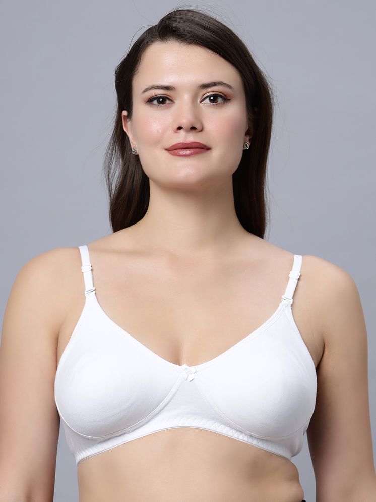     			IN CARE LINGERIE Cotton Lightly Padded Women's Everyday Bra ( White ) NAVYA_WHITE_34B