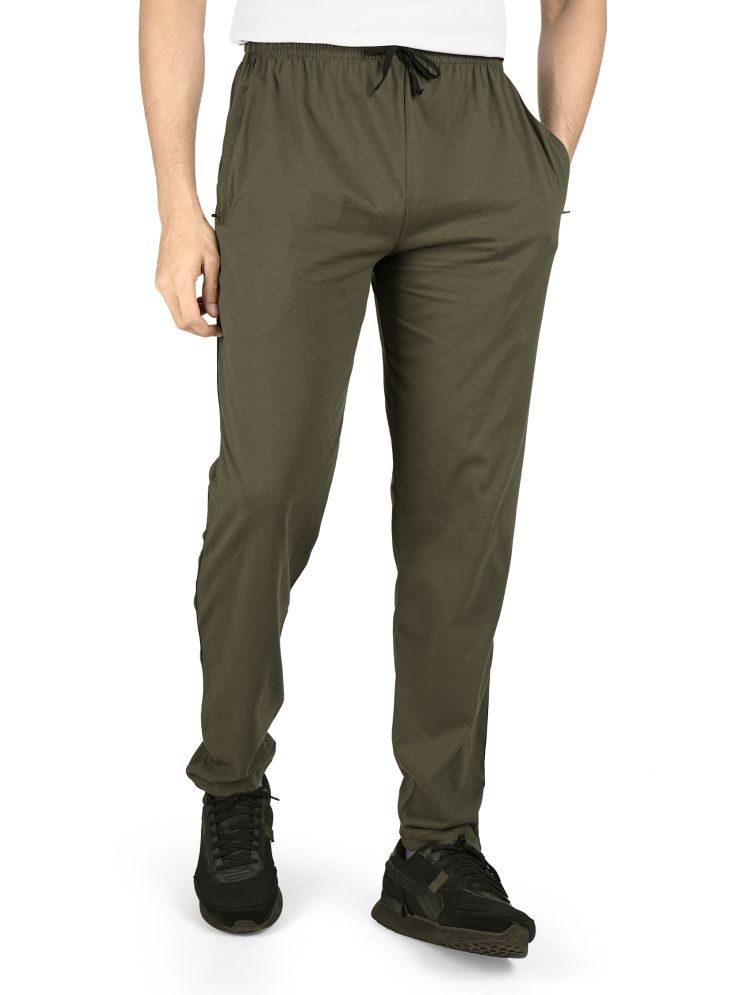     			Neo Garments Olive Green Polyester Men's Trackpants ( Pack of 1 )