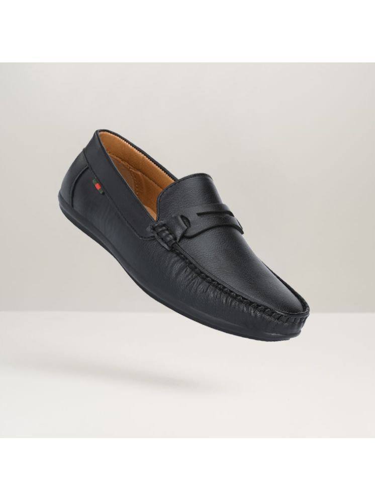     			ShoeRise Black Men's Penny