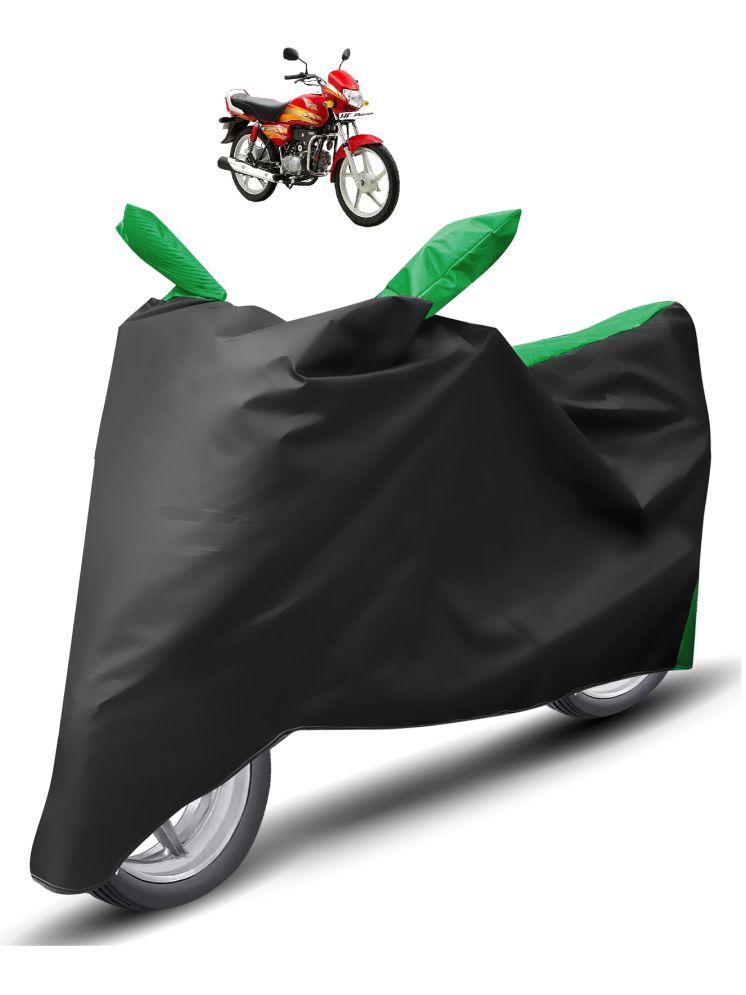     			Auto Hub Bike Body Cover for Hero HF Deluxe ( Pack of 1 ) , Green