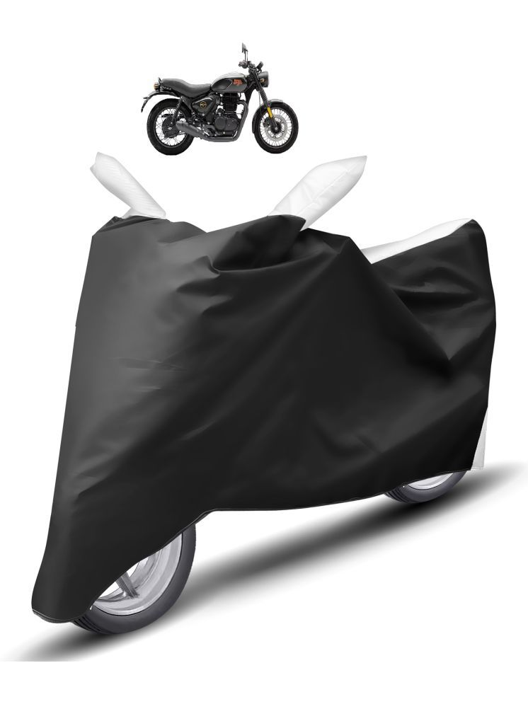     			Auto Hub Bike Body Cover for Royal Enfield All Bike Models ( Pack of 1 ) , White