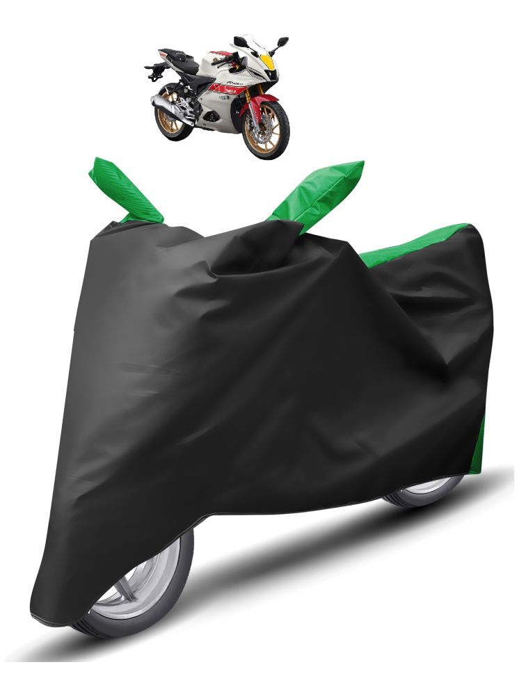     			Auto Hub Bike Body Cover for Yamaha R15 ( Pack of 1 ) , Green