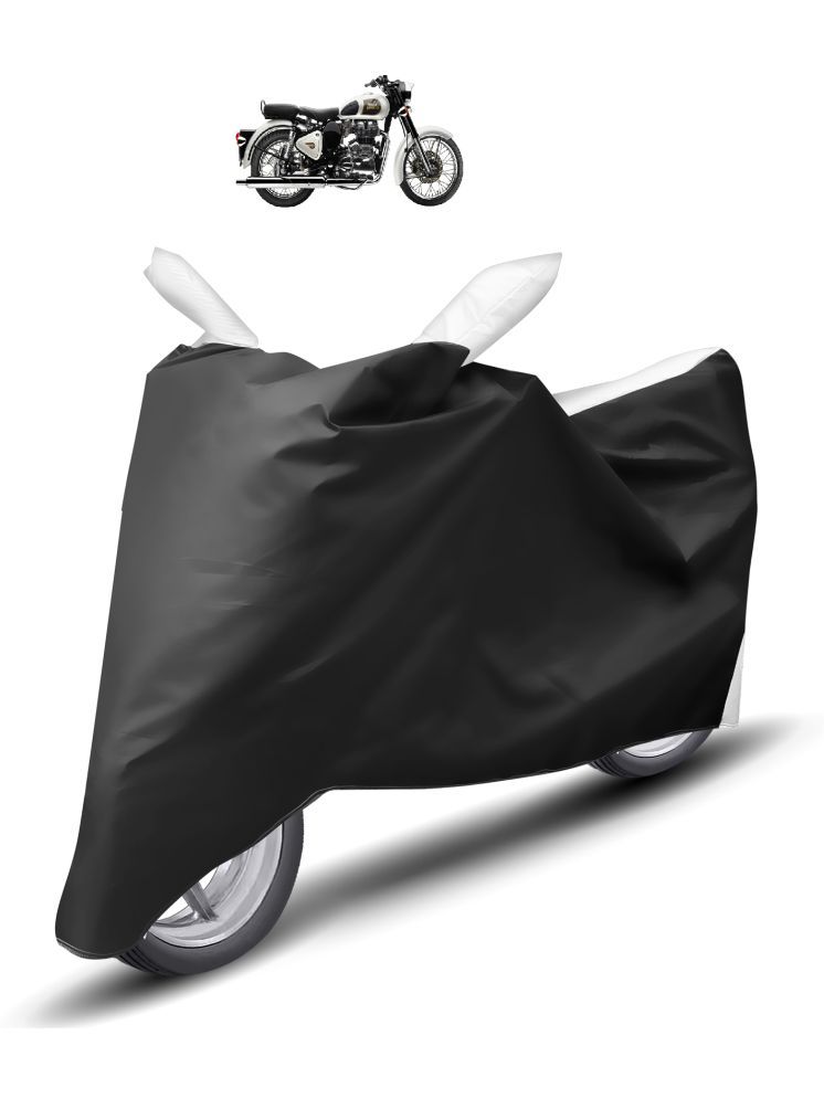     			Auto Hub Bike Body Cover for Royal Enfield Classic 350 ( Pack of 1 ) , White