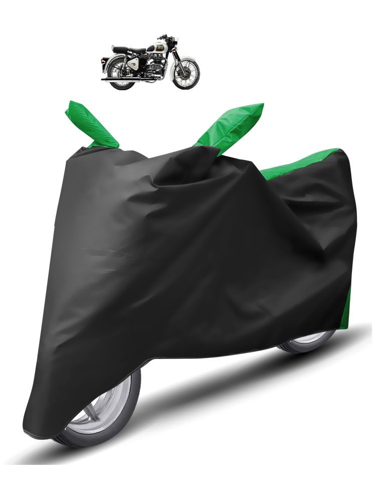     			Auto Hub Bike Body Cover for Royal Enfield Classic 350 ( Pack of 1 ) , Green