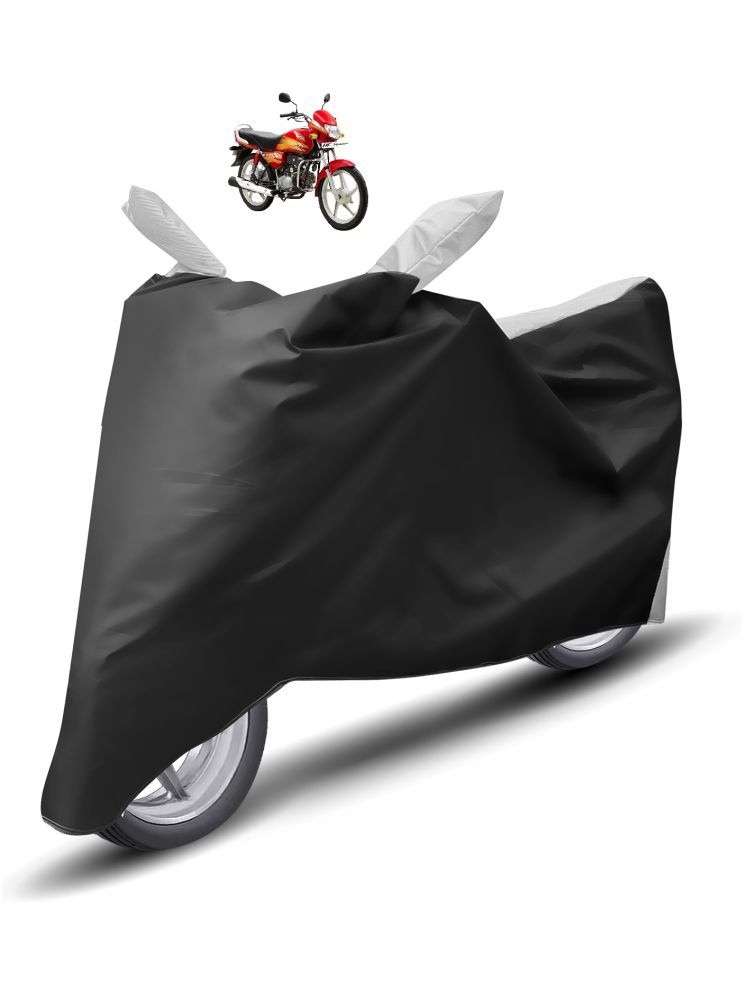     			Auto Hub Bike Body Cover for Hero HF Deluxe ( Pack of 1 ) , Silver