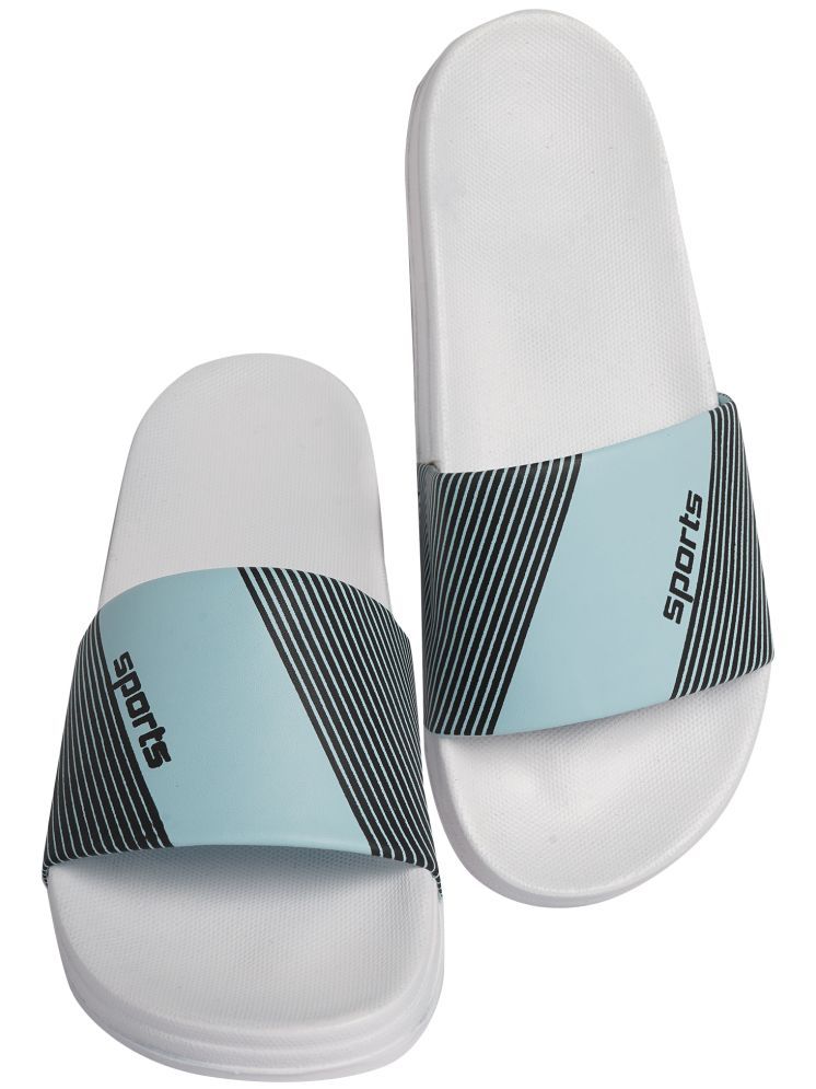     			CLOSHO Blue Men's Slide Flip Flop