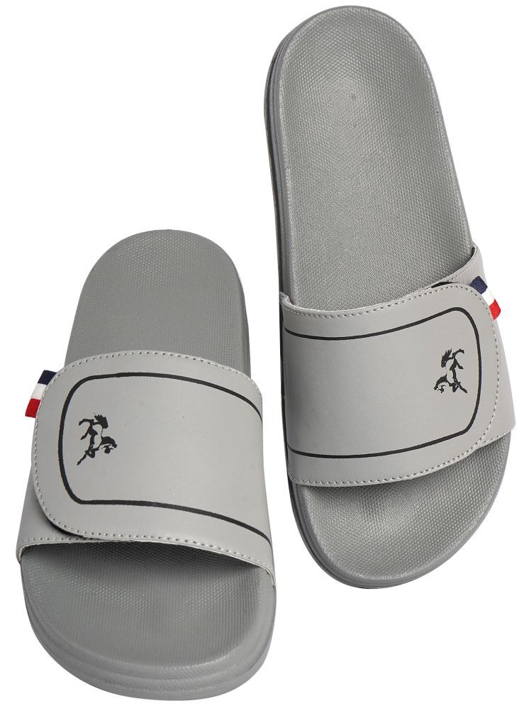     			CLOSHO Grey Men's Slide Flip Flop