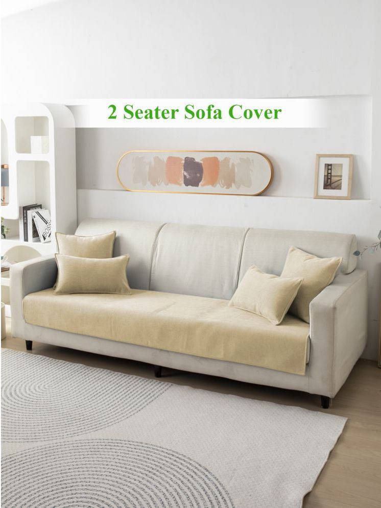     			HOKIPO 2 Seater Chenille Sofa Cover ( Pack of 1 )