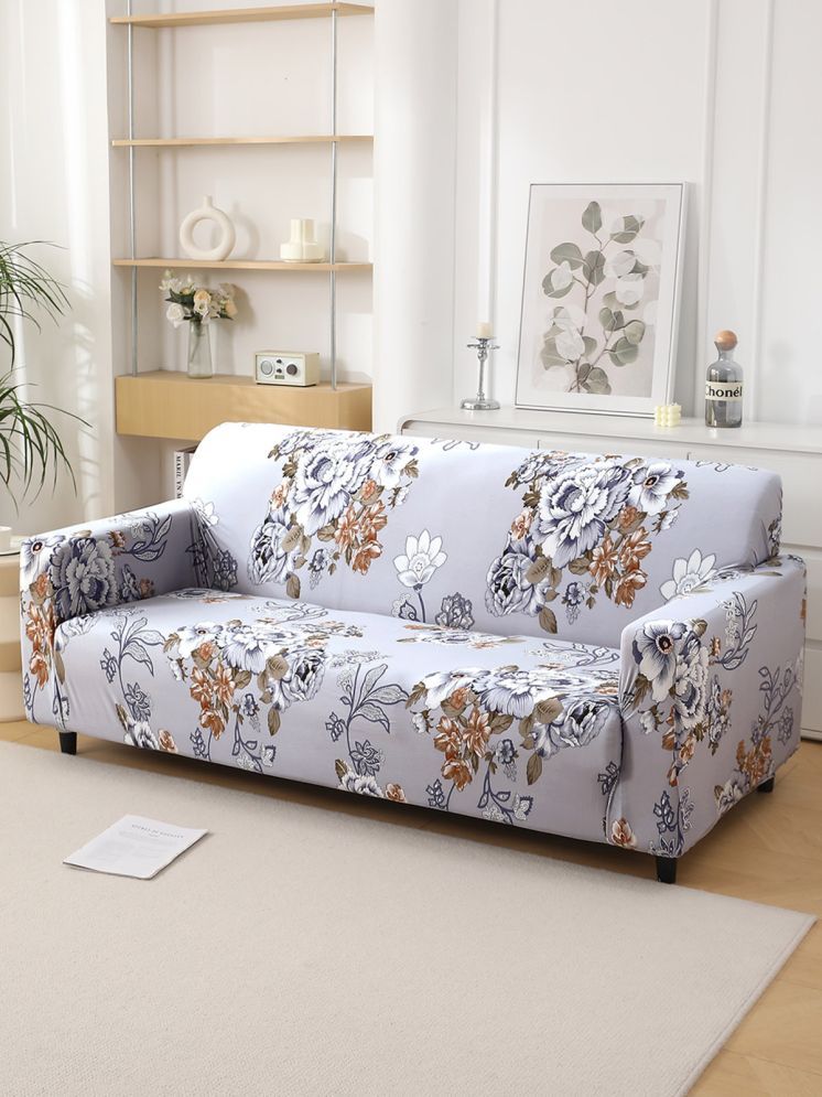     			HOKIPO 3 Seater Polyester Sofa Cover ( Pack of 1 )