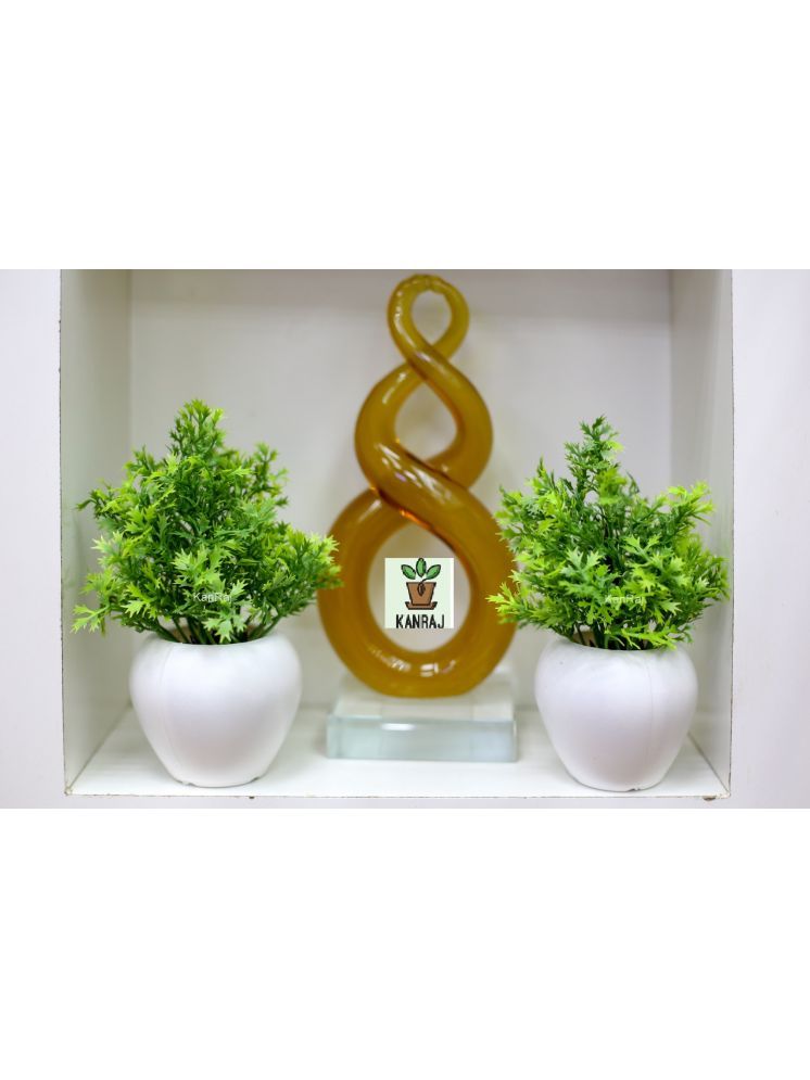     			KanRaj - Green Wild Artificial Flower ( Pack of 2 )