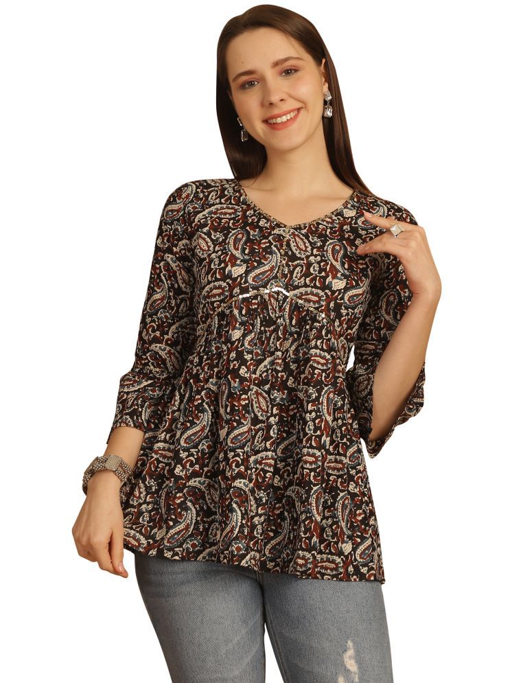     			Rajnandini Multicolor Cotton Women's A-Line Top ( Pack of 1 )