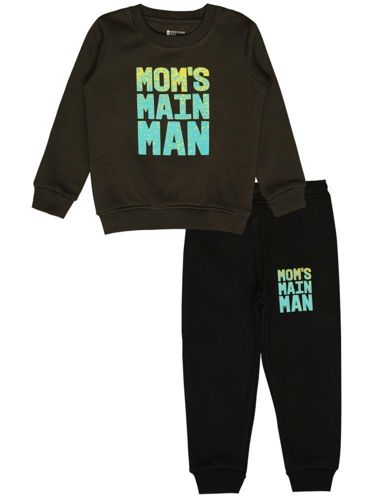     			Bodycare Multi Fleece Baby Boy Sweatshirt & Jogger Set ( Pack of 1 )