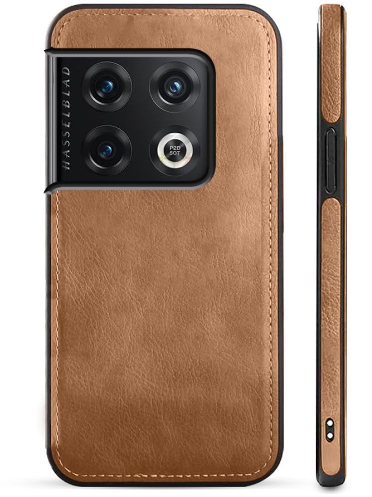     			Maggzoo Plain Cases Compatible For Leather Oneplus 10 Pro ( Pack of 1 )