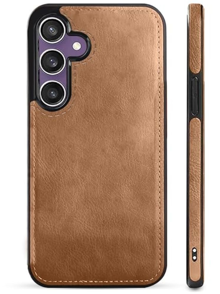     			Maggzoo Plain Cases Compatible For Leather Samsung Galaxy S24 ( Pack of 1 )