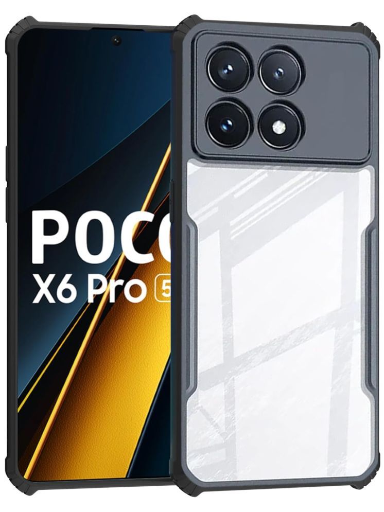     			Maggzoo Shock Proof Case Compatible For Polycarbonate Poco X6 pro 5g ( Pack of 1 )