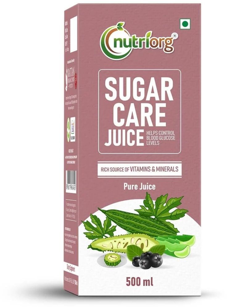     			Nutriorg Pure & Natural Sugar Care Juice, Diabetic Care Juice , Sugar Care , Control Blood Sugar Level 500 ml