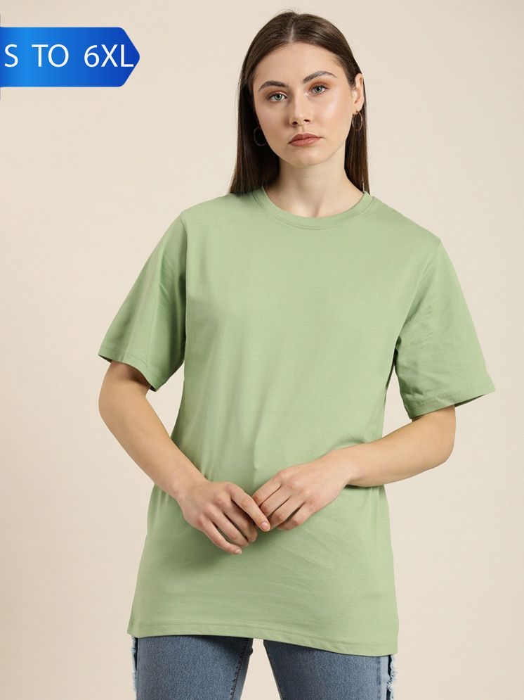     			PP Kurtis Mint Green Cotton Women's T-Shirt ( Pack of 1 )