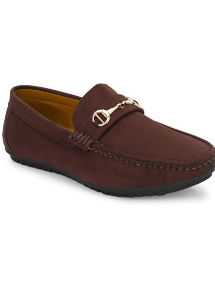     			Prolific Brown Men's Slip-on Shoes