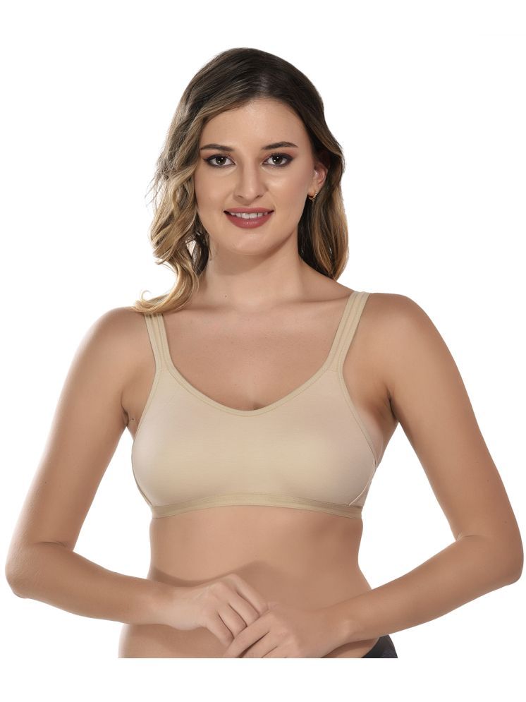     			Viral Girl Beige Cotton Non Padded Women's Everyday Bra ( Pack of 1 )