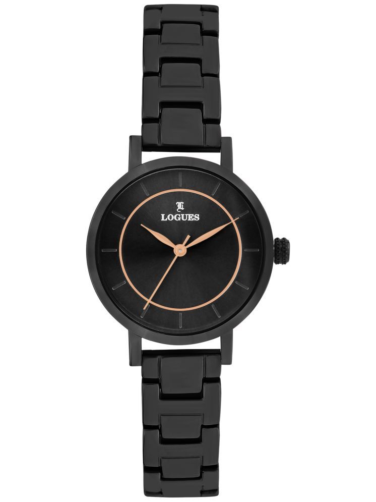     			LOGUES WATCHES Analog Black Dial Women'S Watch | L E 796 Nm-03 | 3 ATM Water Resistant