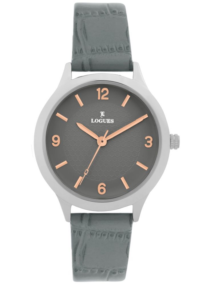     			LOGUES WATCHES Analog Grey Dial Women'S Watch | L E 683 Sl-27 | 3 ATM Water Resistant