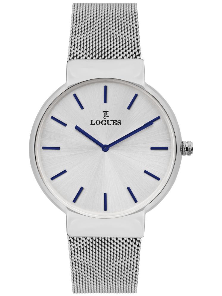     			LOGUES WATCHES Analog Silver Dial Men'S Watch | G 1458 Sz-37 | 3 ATM Water Resistant