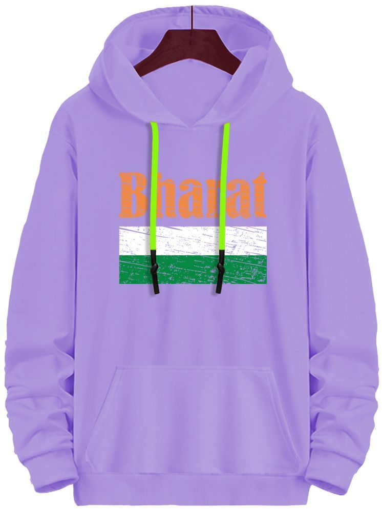     			fashion and youth Cotton Blend Hooded Men's Sweatshirt - Purple ( Pack of 1 )