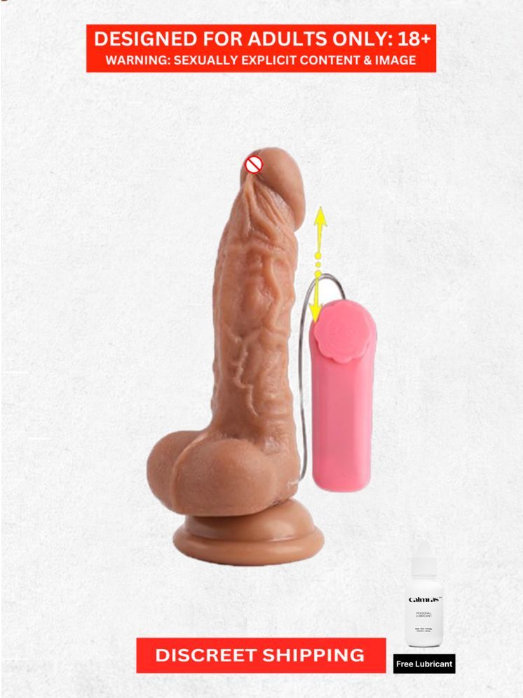     			6 inch Waterproof and Easy to Wash, the Flexible Soft Silicon Dildo is the Perfect Choice for Long-Lasting Satisfaction and Enhanced Intimate Playtime with Kaamraj Lube Included