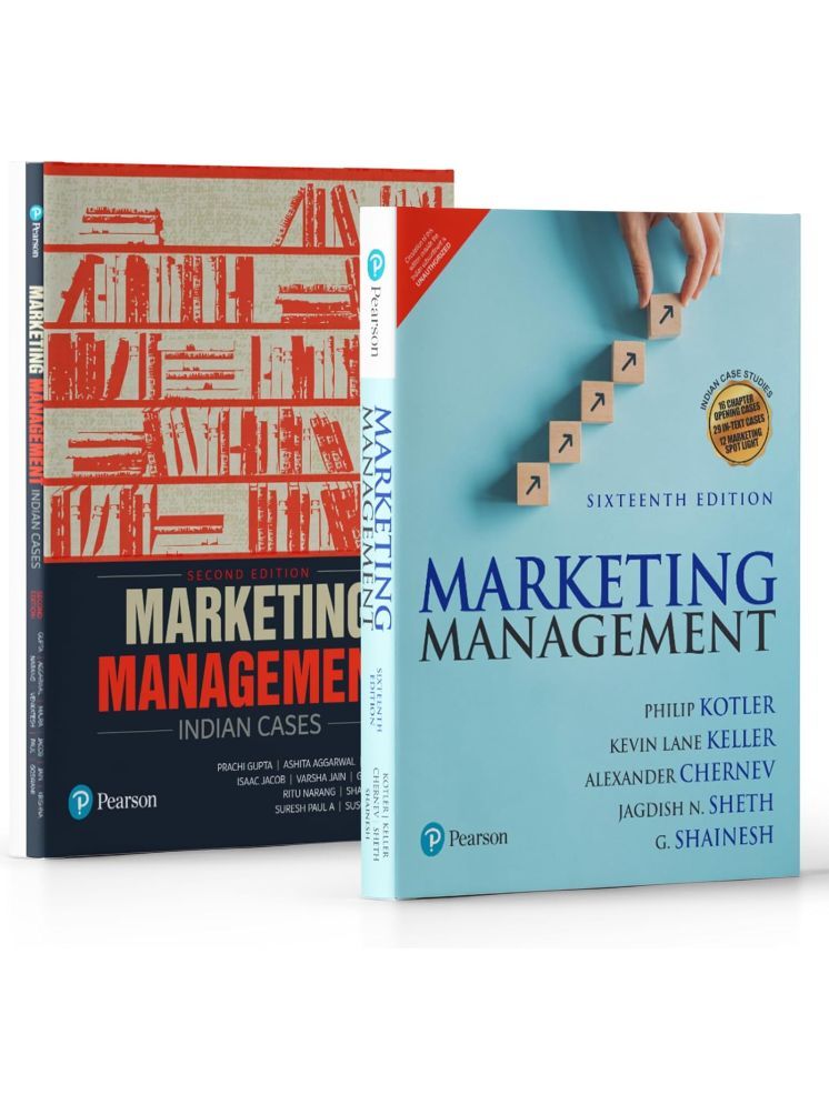     			Combo Books – Marketing Management, (16th Edition) + Marketing Management: Indian Cases, (2nd Edition) | Set of 2 Books | - Pearson