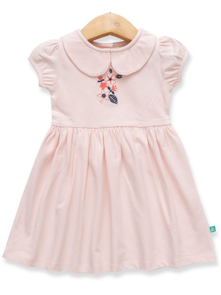     			Juscubs Pink Cotton Baby Girl Frock ( Pack of 1 )