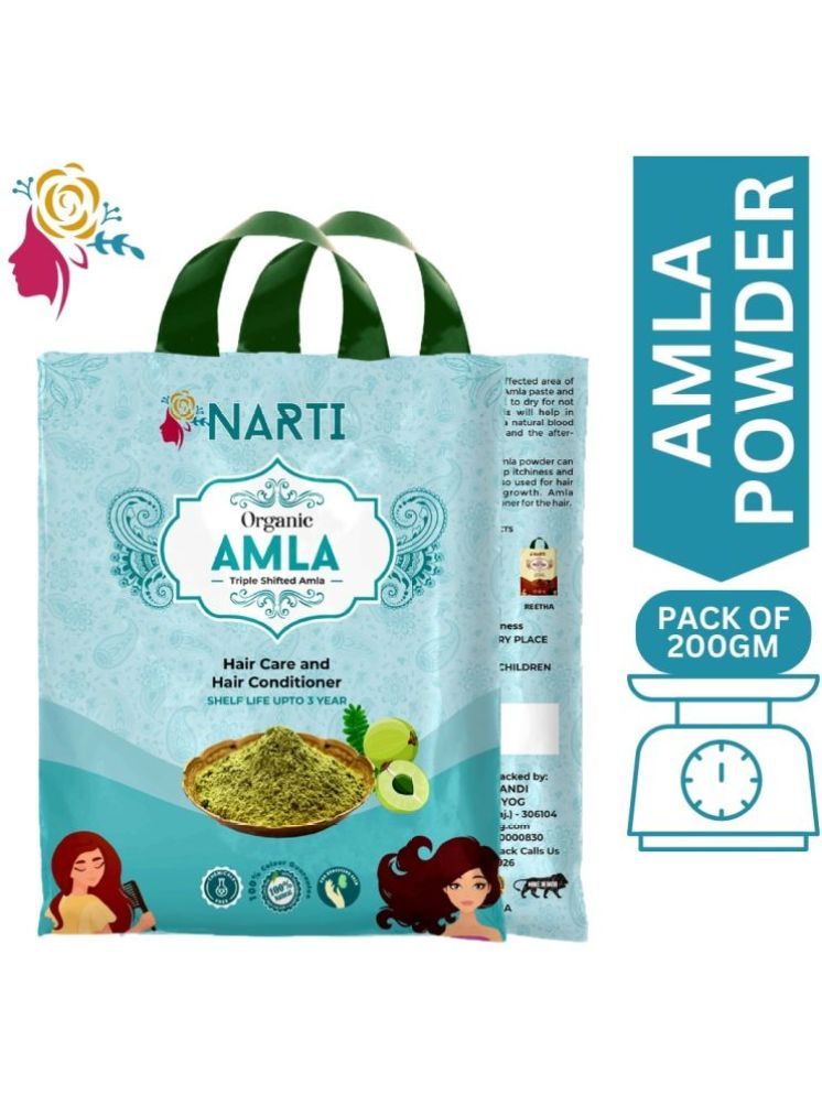     			Narti Organic natural Amla powder for hair care amla  in 200gm Instant Conditioners 200 g