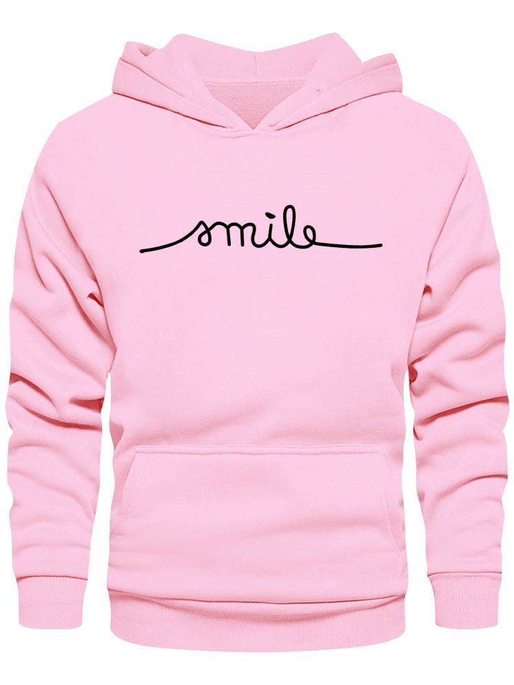     			fashion and youth Cotton Blend Hooded Men's Sweatshirt - Pink ( Pack of 1 )