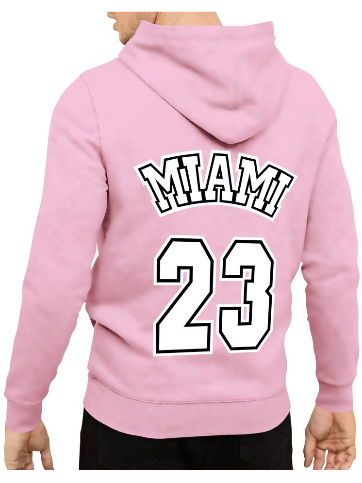     			fashion and youth Cotton Blend Hooded Men's Sweatshirt - Pink ( Pack of 1 )